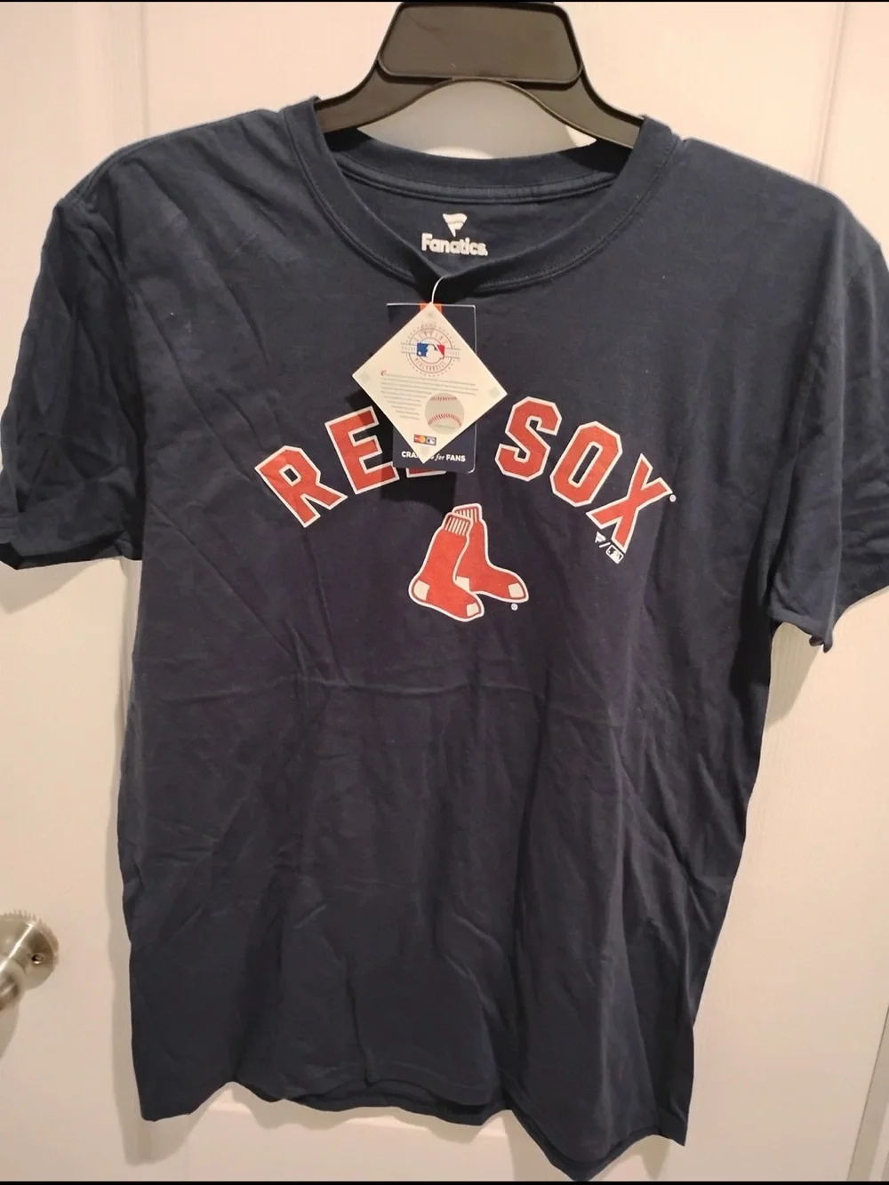 Fanatics Navy Red & White Boston Red Sox Graphic Tee